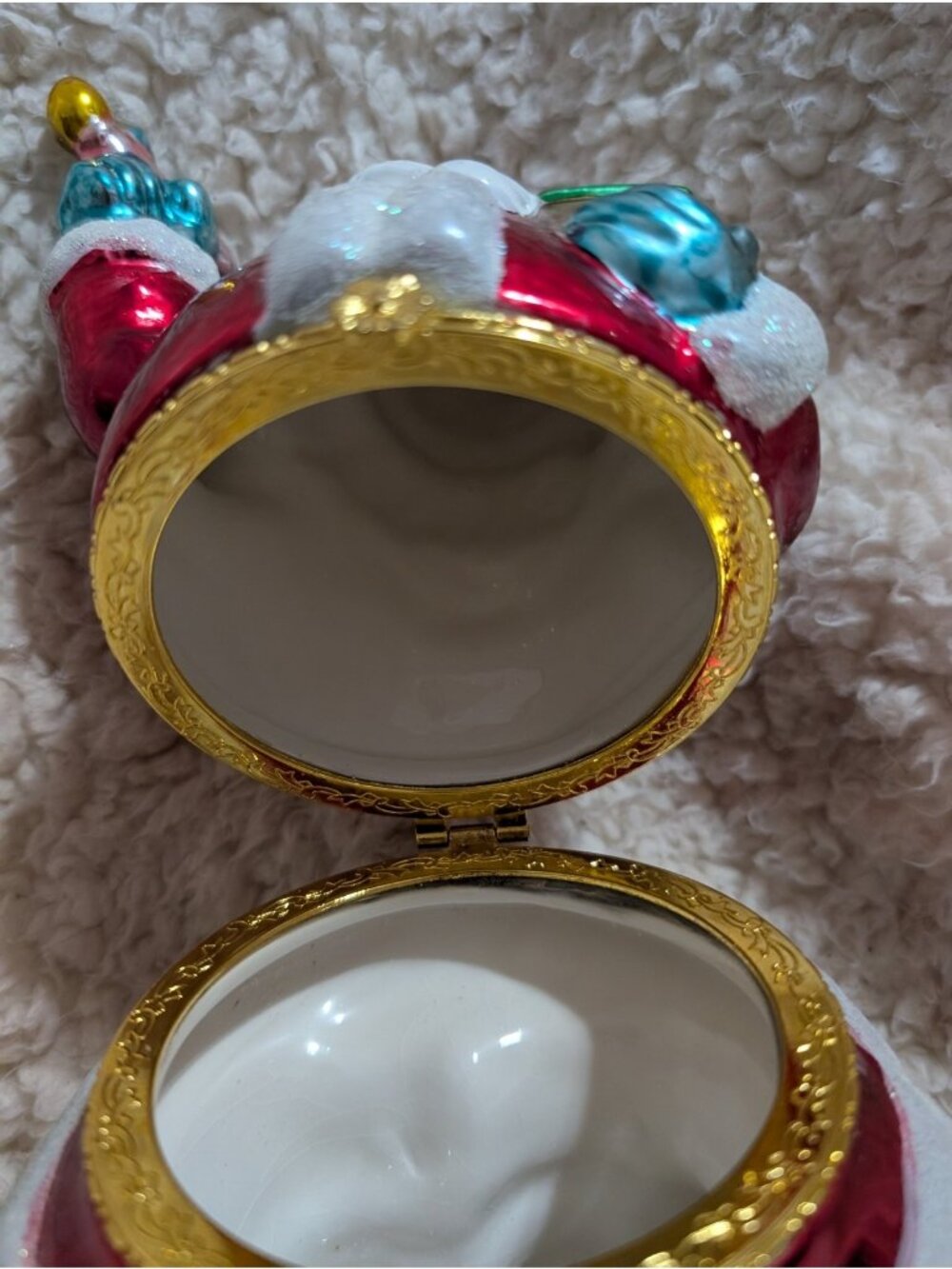 Christopher Radko Galerie Santa Claus Christmas Trinket Box Figurine 2005 - Picture 5 of 6